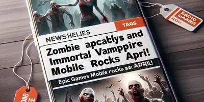 ## Apocalipse Zumbi e Vampiro Imortal Invadem Seu Celular: Epic Games Mobile Detona Abril!
