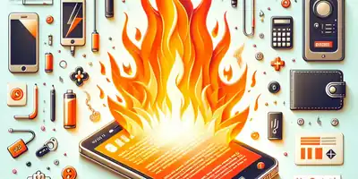 **Celular em Chamas: Um Alerta Sobre a Segurança que Carregamos no Bolso**
