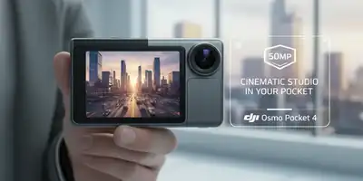 Osmo Pocket 4: O Segredo de 50MP da DJI Que Vai Transformar Seu Bolso em Um Estúdio Cinematográfico!