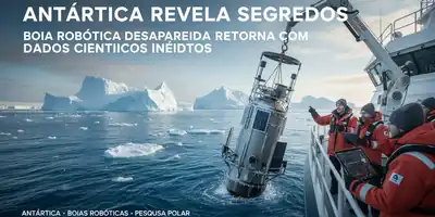Antártica Revela Segredos: Boia Robótica Desaparecida Retorna com Dados Científicos Inéditos