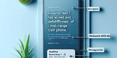 Realme Neo 7 SE: O Futuro Chegou e Reinventou o Conceito de Celular Intermediário!
