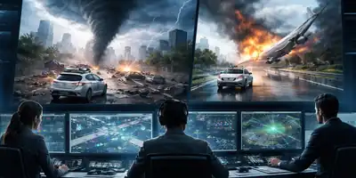 Waymo World Model: o simulador de IA que recria tornados e quedas de avião para validar robotáxis