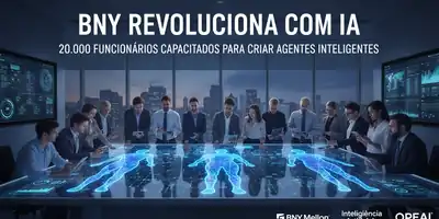 BNY Revoluciona com IA: 20.000 Funcionários Capacitados para Criar Agentes Inteligentes