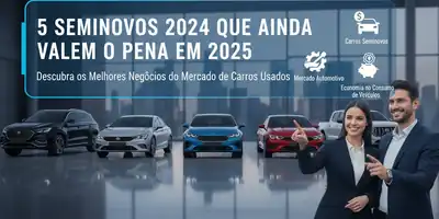 5 Seminovos 2024 que Ainda Valem a Pena em 2025: Descubra os Melhores Negócios do Mercado de Carros Usados