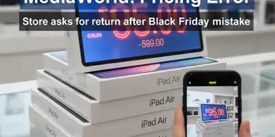MediaWorld: iPad Air por R$ 95? Loja pede devolução após erro de precificação antes da Black Friday