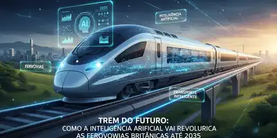 Trem do Futuro: Como a Inteligência Artificial Vai Revolucionar as Ferrovias Britânicas até 2035