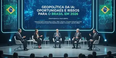 Geopolítica da IA: Oportunidades e Riscos para o Brasil em 2026 – Debate Essencial da Enap e Serpro