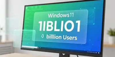 Windows 11 Atinge 1 Bilhão de Usuários Mais Rápido que o Windows 10, Impulsionado pelo Fim do Suporte e Crescimento Robusto