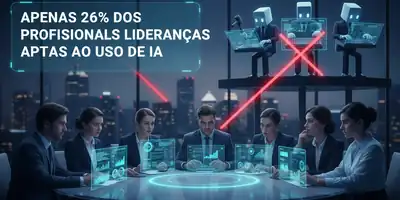 Apenas 26% dos profissionais veem lideranças aptas ao uso de IA