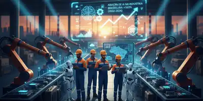 Adoção de Inteligência Artificial na indústria brasileira cresce 163% em dois anos