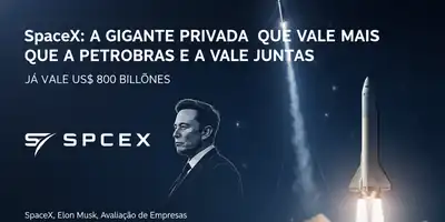 SpaceX: A Gigante Privada que Vale Mais que a Petrobras e a Vale Juntas Já Vale US$ 800 Bilhões