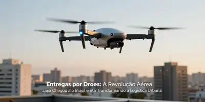 Entregas por Drones: A Revolução Aérea que Já Chegou ao Brasil e Está Transformando a Logística Urbana