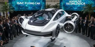 Carro Voador da GAC Desponta como Sensação Tecnológica no Salão do Automóvel de São Paulo