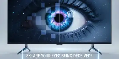 8K: Seus Olhos Estão Sendo Enganados? A Ciência Revela o Limite da Sua Percepção!