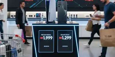 TIM Quebra Tudo na Black Friday: PS5 Slim Digital por R$1.999 e Galaxy S25 FE por R$1.299!