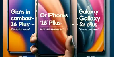 ## Gigantes em Combate: iPhone 16 Plus ou Galaxy S25 Plus – Qual Reinado "Plus" Conquistará Você?
