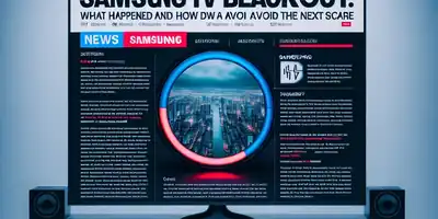 ## Apagão nas TVs Samsung: O Que Aconteceu e Como Evitar o Próximo Susto?
