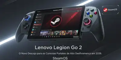 Lenovo Legion Go 2 com SteamOS: O Novo Desafio para os Consoles Portáteis de Alto Desempenho em 2026