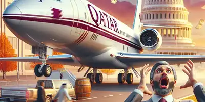 ## Jato de R$2 Bilhões: O Presente Envenenado do Catar Que Abalou Washington
