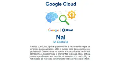 Google e SENAI Lançam Nai: IA Gratuita que Analisa Currículos e Recomenda Vagas de Emprego no Brasil
