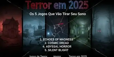 Terror em 2025: Os 5 Jogos Que Vão Tirar Seu Sono