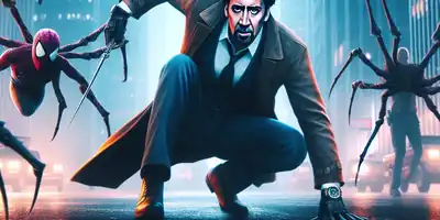 **Teia Noir: Nicolas Cage Tece Mistério e Ação como Homem-Aranha em Série Inédita do Prime Video**
