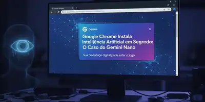 Google Chrome Instala Inteligência Artificial em Segredo: O Caso do Gemini Nano