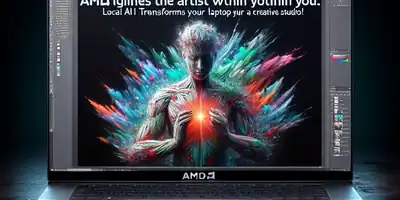 ## AMD Desperta o Artista em Você: IA Local Transforma Seu Notebook em Estúdio de Criação!
