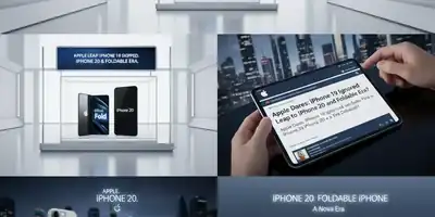 Apple Ousa: iPhone 19 Ignorado em Salto Para o iPhone 20 e a Era Dobrável?