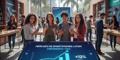 Mercado de Smartphones na América Latina Registra Crescimento com Mudanças no Ranking de Fabricantes