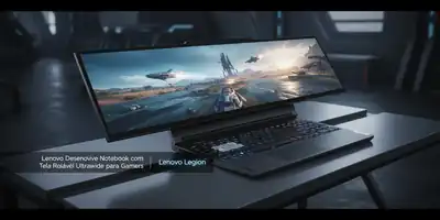 Lenovo Desenvolve Notebook com Tela Rolável Ultrawide para Gamers