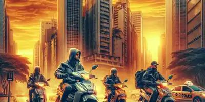 ## Mototáxi Clandestino: Uber e 99 Encurraladas por Multa Explosiva em São Paulo!
