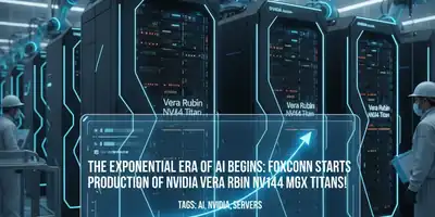 A Era Exponencial da IA Começa: Foxconn Inicia a Produção dos Titãs NVIDIA Vera Rubin NVL144 MGX!