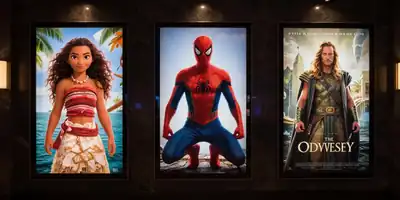 Homem-Aranha: Um Novo Dia, Moana em Live-Action e A Odisseia dominam o calendário de cinema de julho de 2026