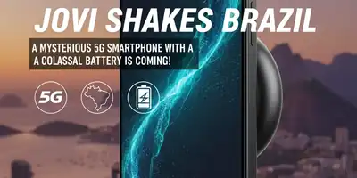 Jovi Agita o Brasil: Um Smartphone 5G Misterioso com Bateria Colossal Está Chegando!