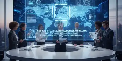 **Inteligência Artificial Revoluciona Jornalismo: Autores Apenas o Começo da Transformação**