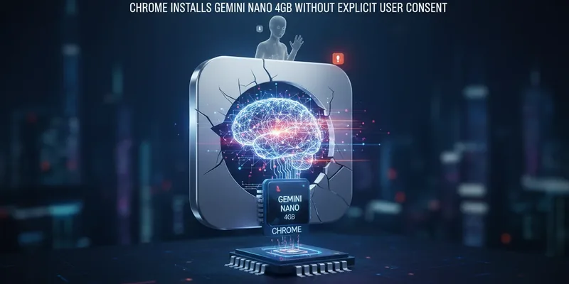 Chrome instala modelo Gemini Nano de 4 GB sem aviso explícito ao usuário