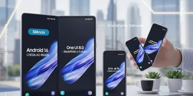 Silêncio, Android 16 Chega ao Brasil: Z Fold 5 e Z Flip 5 Recebem One UI 8.0 e Redefinem o Futuro Móvel!