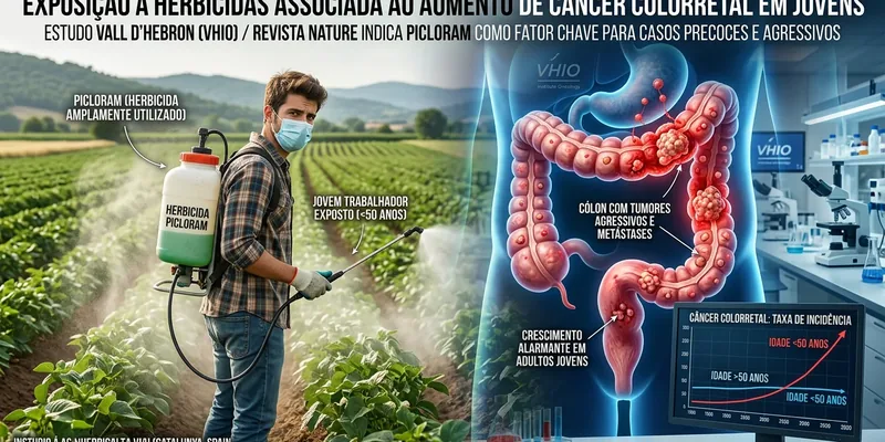 Alerta Ambiental: Herbicidas podem estar impulsionando casos de câncer colorretal em jovens