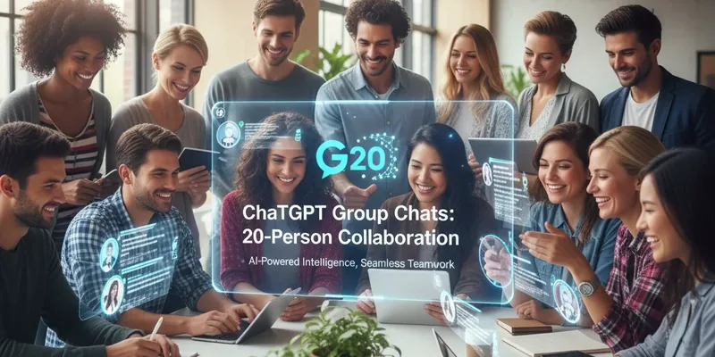 ChatGPT Revoluciona a Colaboração com Lançamento de Chats em Grupo para até 20 Pessoas