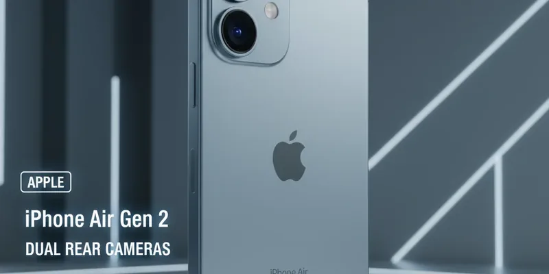Novas Lentes no Horizonte: iPhone Air de Segunda Geração Pode Chegar com Dupla Câmera Traseira