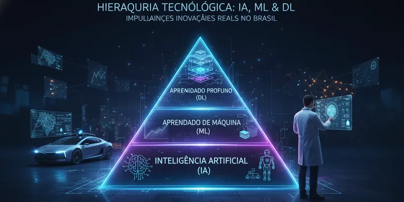 Conceitos fundamentais de inteligência artificial, aprendizado de máquina e aprendizado profundo