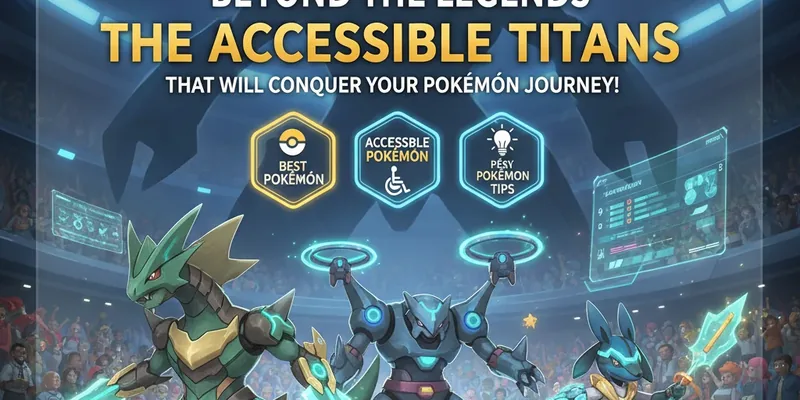 Além dos Lendários: Os Titãs Acessíveis que Vão Conquistar Sua Jornada Pokémon!