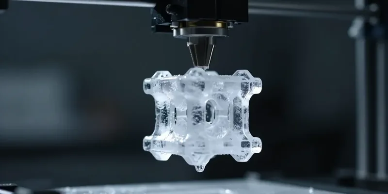 A Revolução do Gelo: Cientistas Criam Método de Impressão 3D que Molda Água Superresfriada sem Suportes
