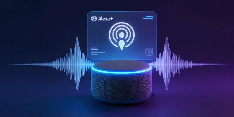 Alexa+ da Amazon agora gera podcasts completos por IA