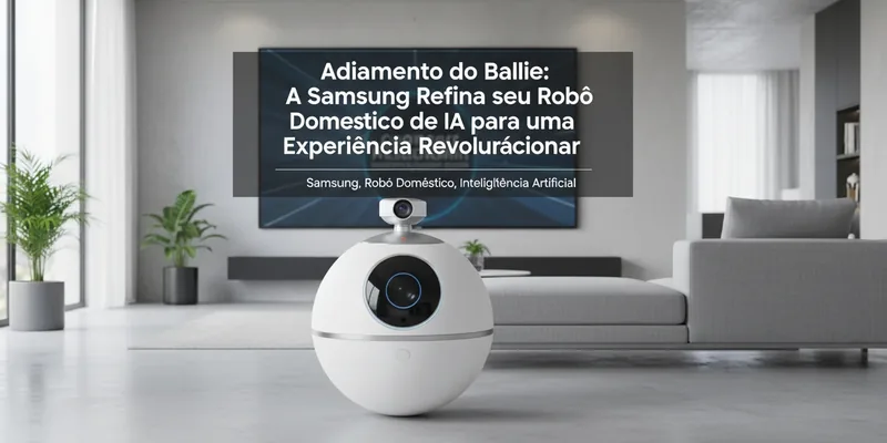 Adiamento do Ballie: A Samsung Refina seu Robô Doméstico de IA para uma Experiência Revolucionária