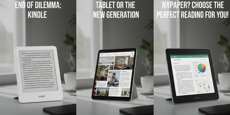 Fim do Dilema: Kindle, Tablet ou a Nova Geração NXTPaper? Escolha a Leitura Perfeita para Você!