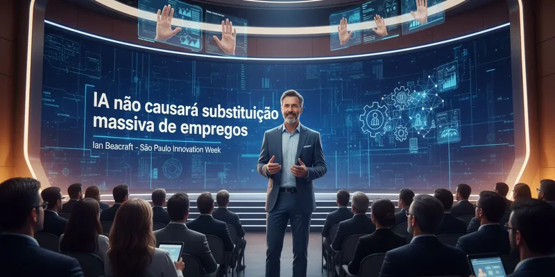 IA não causará substituição massiva de empregos, afirma futurista no São Paulo Innovation Week