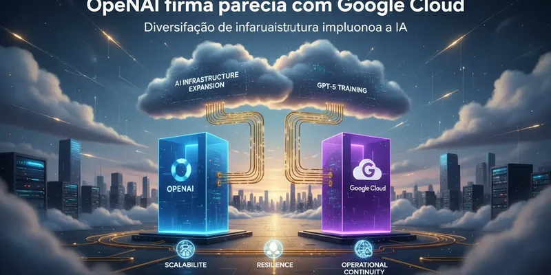 OpenAI fecha parceria com Google Cloud para expandir infraestrutura de inteligência artificial