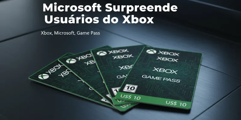 Microsoft Surpreende Usuários do Xbox com Cartões-Presente de US$ 10